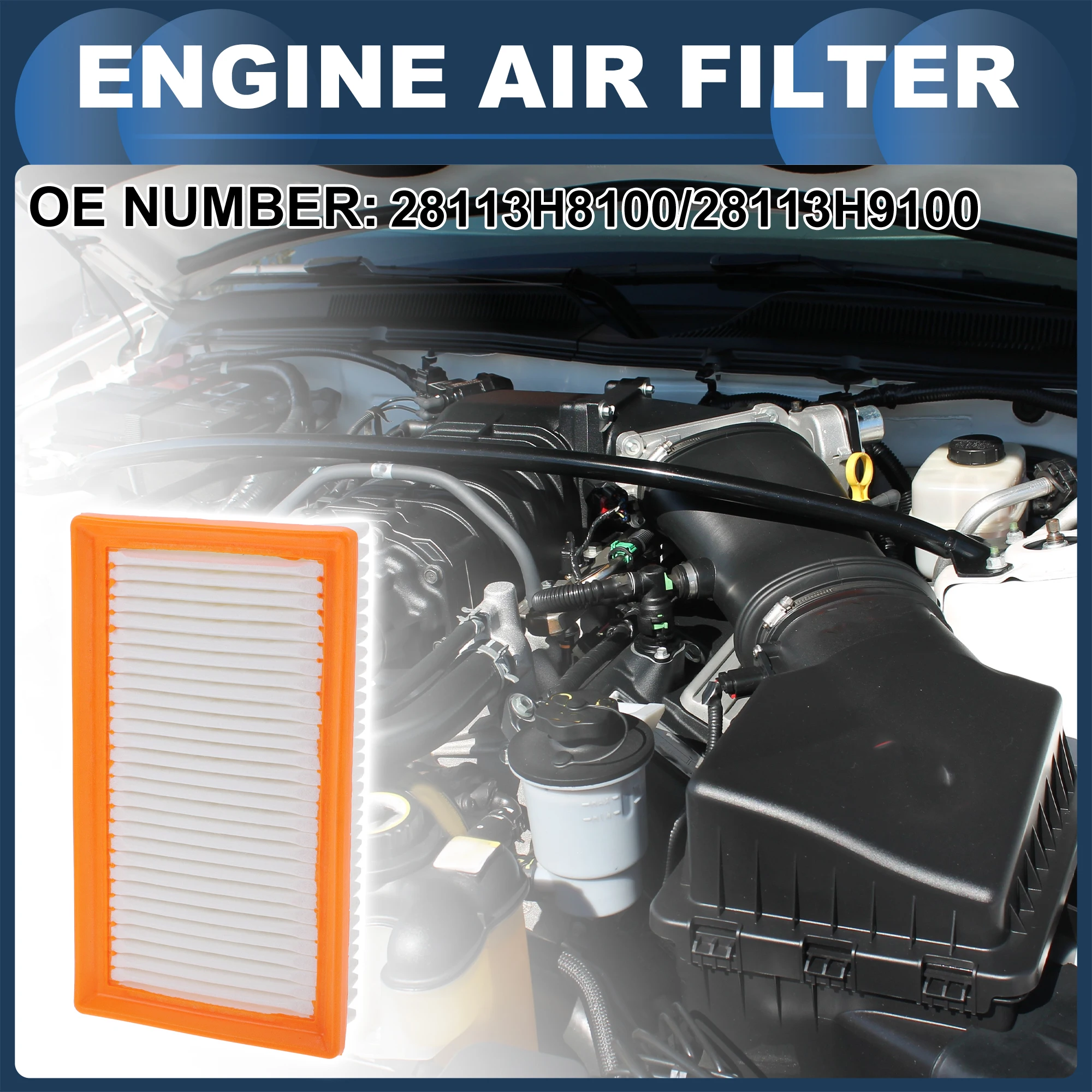 

X Autohaux автомобильный салонный фильтр No 28113H9100 для Hyundai Accent 1.6L 2018-2022 1 шт.