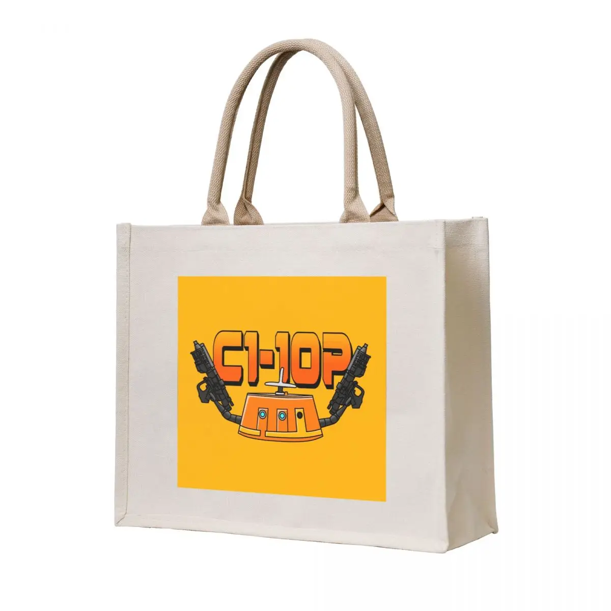 

Chopper with blasters Tote Bag foldable reusable bag the tote bag Large bags for women shoping