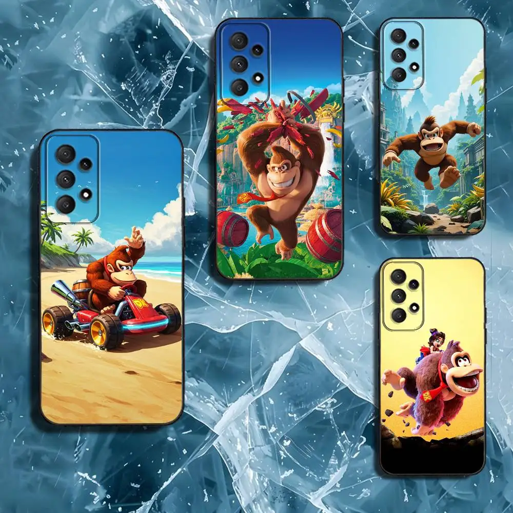 

Donkey K-kong-ES game Phone Case For Samsung Galaxy A13,A21s,A22,A31,A32,A52,A53,A71,A80,Soft Black Shell