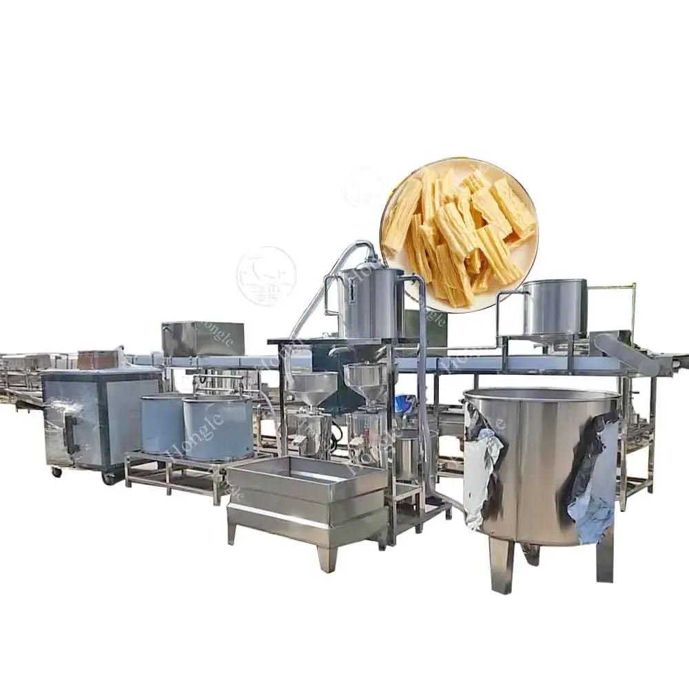 Fully Automatic Commercial Bean Curd Tofu Yuba Making Machine Production Line Bean Product Processing Machine