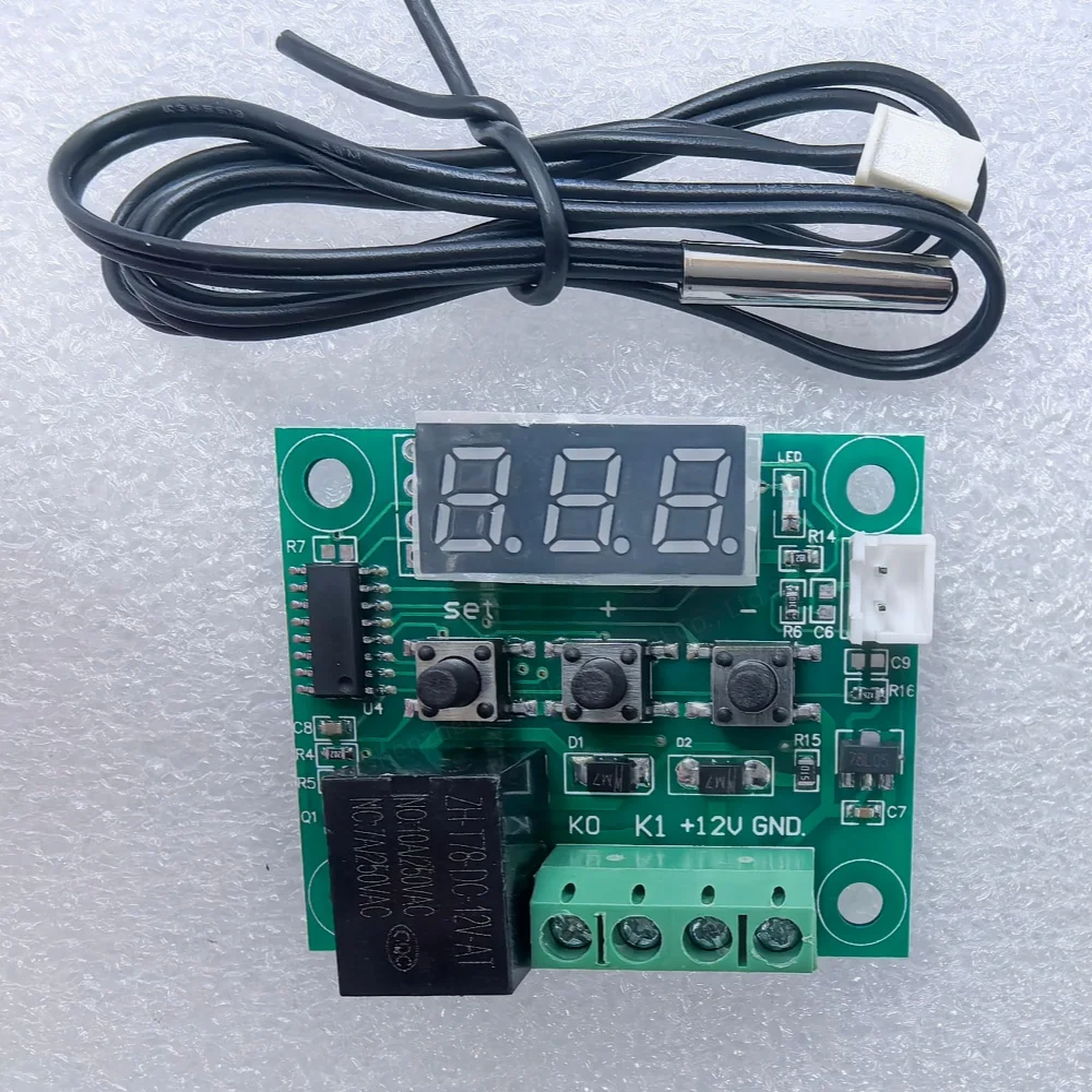 XH‑W1209 DC 12V Digital Thermostat Temperature Controller, Mini Temperature Control Switch Module Board