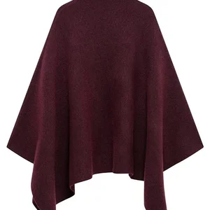 Elegante weibliche burgunderfarbene Hochkragen Vintage Pullover Lose Mesh Manga Raglan Pullovers 2024 Herbst Frau All-Match Malhas 10 Hauptsiegel Sueter Scine - №3