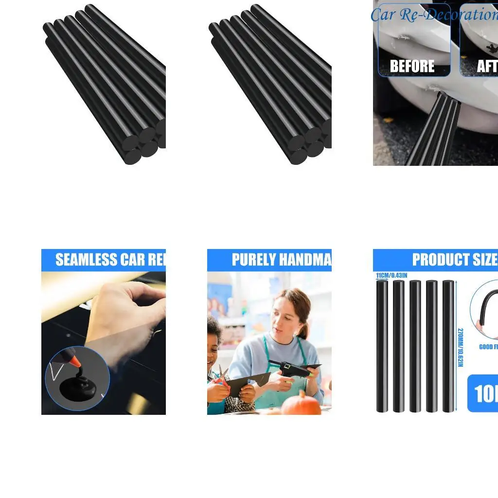 

R58d 10pcs Hot Sticks Car Body Coade Repair Repair Remove