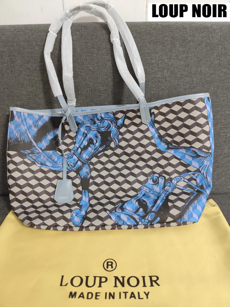 

Original LOUP NOIR New Trend Luxury Brand Womens Tote Bag Large Capacity Female HandBags Shoulder Bags High Quality Casual Totes