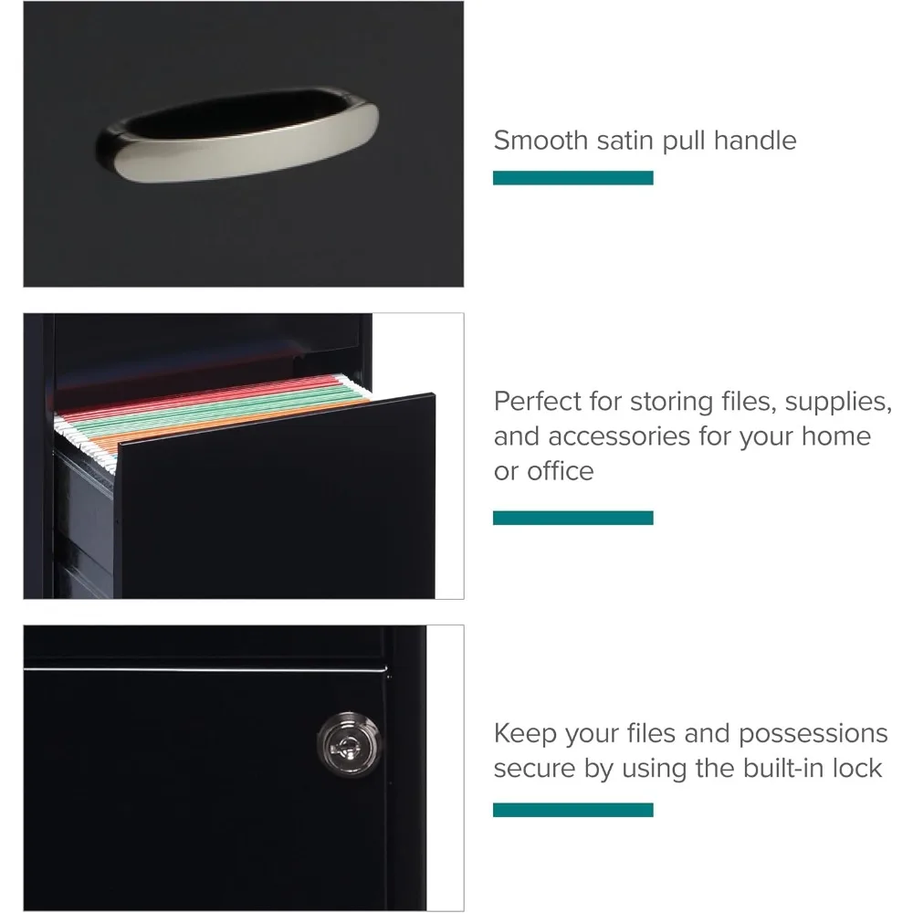 Lorell 18573 Archivador, Letra, Negro