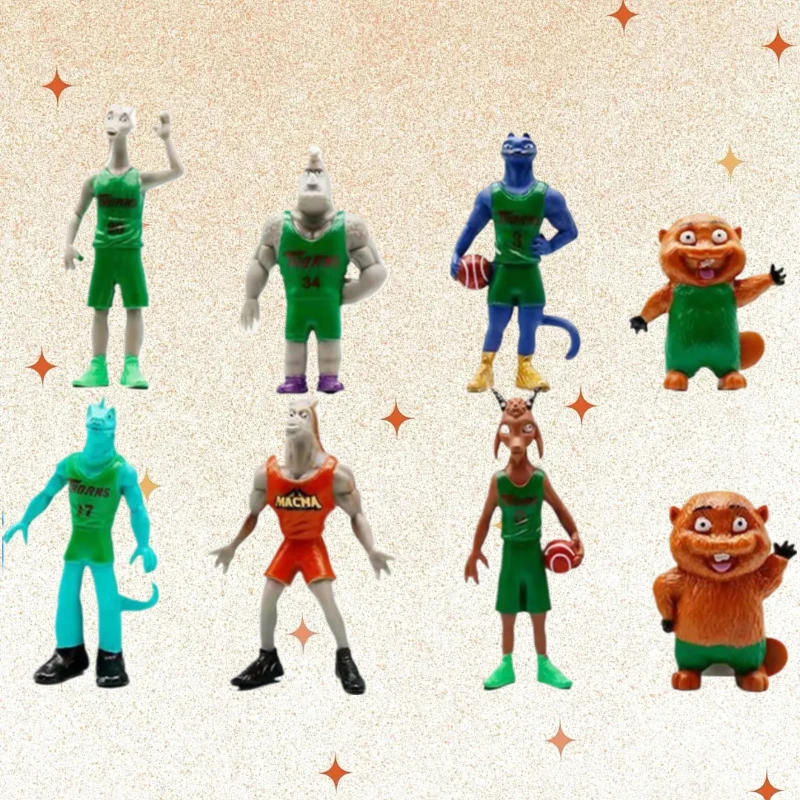 Figurines d'anime Miracle Dream Team Goat, modèle d'action en PVC, statue de collection, décoration de bureau, jouets, cadeau pour les enfants et les fans