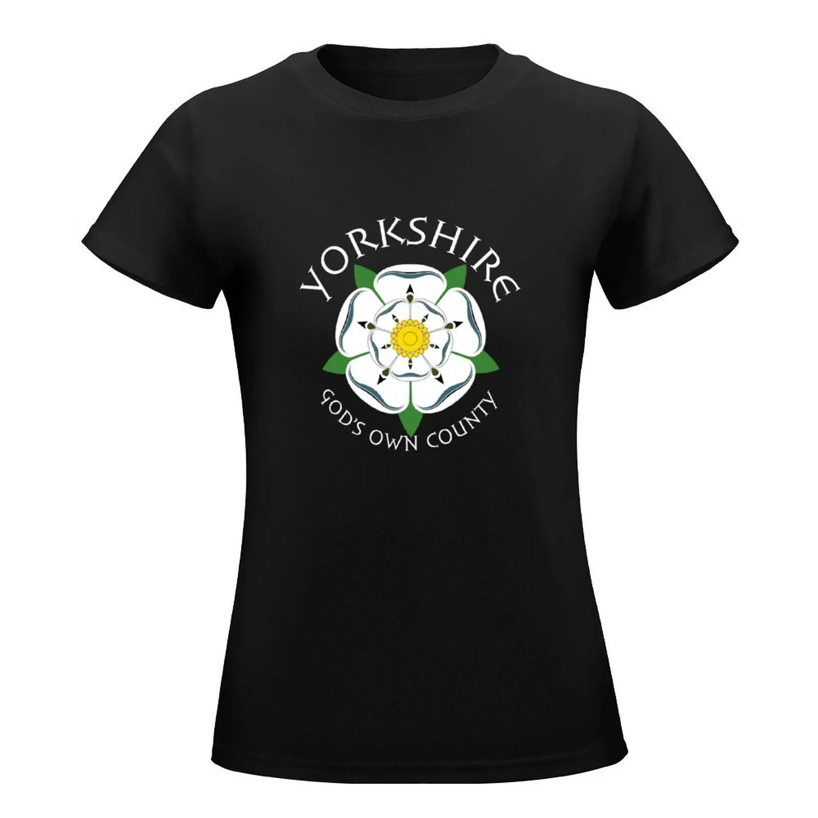 Yorkshire - God&x27;s Own County (L) T-Shirt anime blacks sublime oversized t shirts for Women