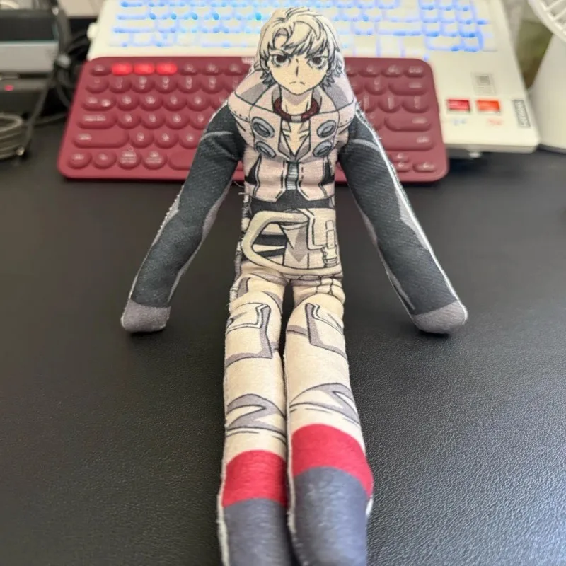 

Забавная плюшевая кукла GACHIAKUTA Engine с гибкой проволочной основой, абстрактная фигурка, плюшевая игрушка 28 см, мягкая кукла Рудо, подарок на День рождения и Хэллоуин