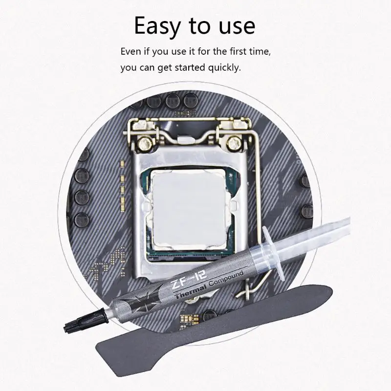 ZF-12 High  Thermal Conductive Grease  for  Processor CPU GPU  Cooling Fan Compound Heatsink