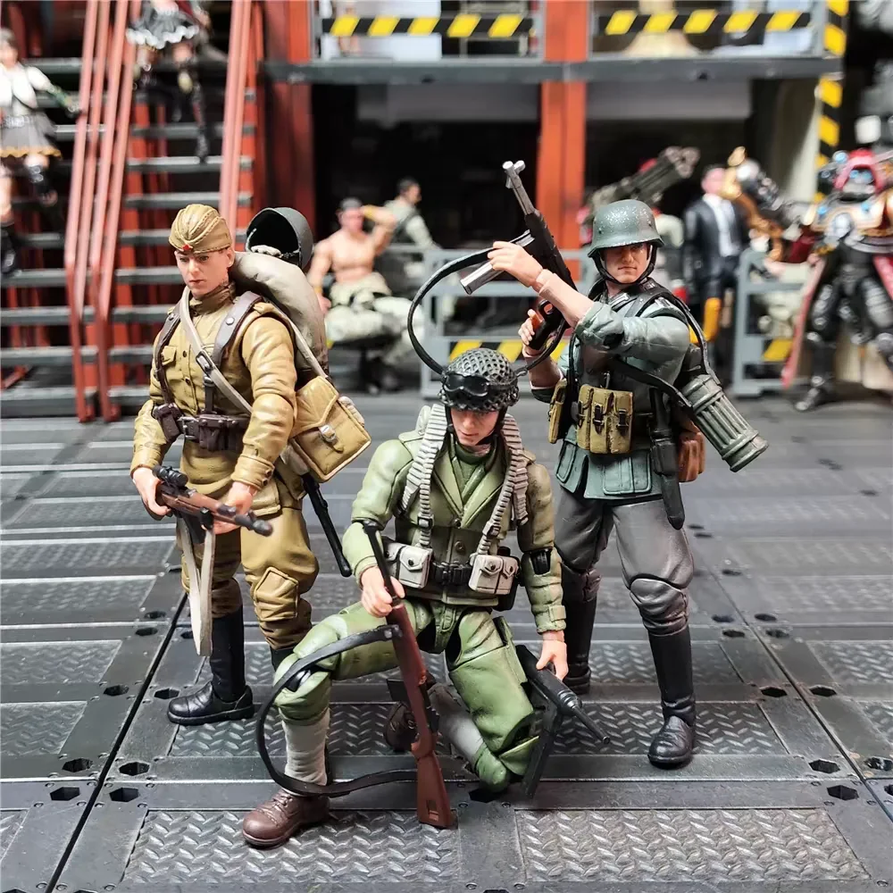 【MT】24 Hours Delivery JOYTOY Hardcore World War II Wehrmacht Soviet Infantry U.S. Army Military 1/18 Action Figure - view 2