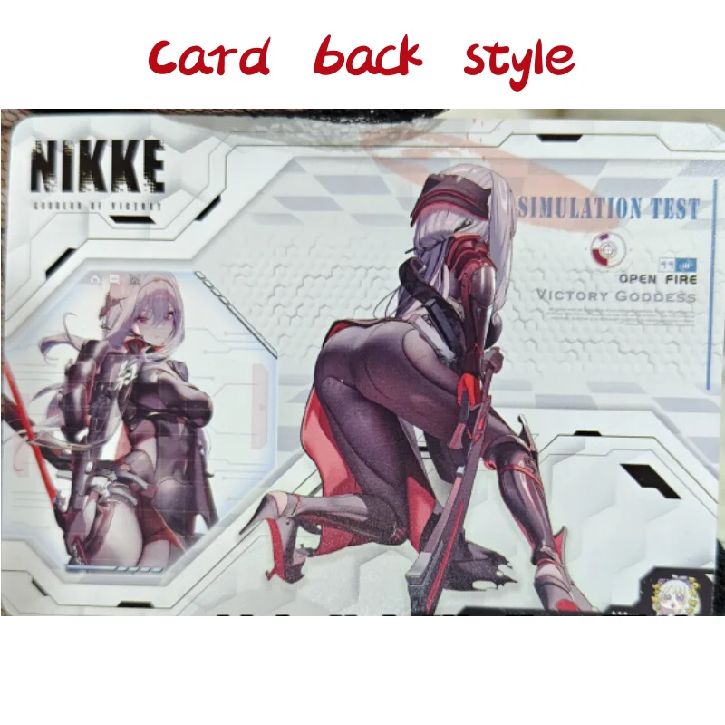 9Pcs/Set Cards NIKKE The Goddess of Victory Crown Noir Quency Self Made Game Characters Collection Color Flash DIY Cards Part7-9