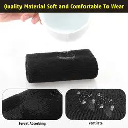 1 Pair Breathable Kettlebell Wrist Guards Wrist Wraps Weight Lifting Forearm Wrap Gym Workouts for Sports Training Black