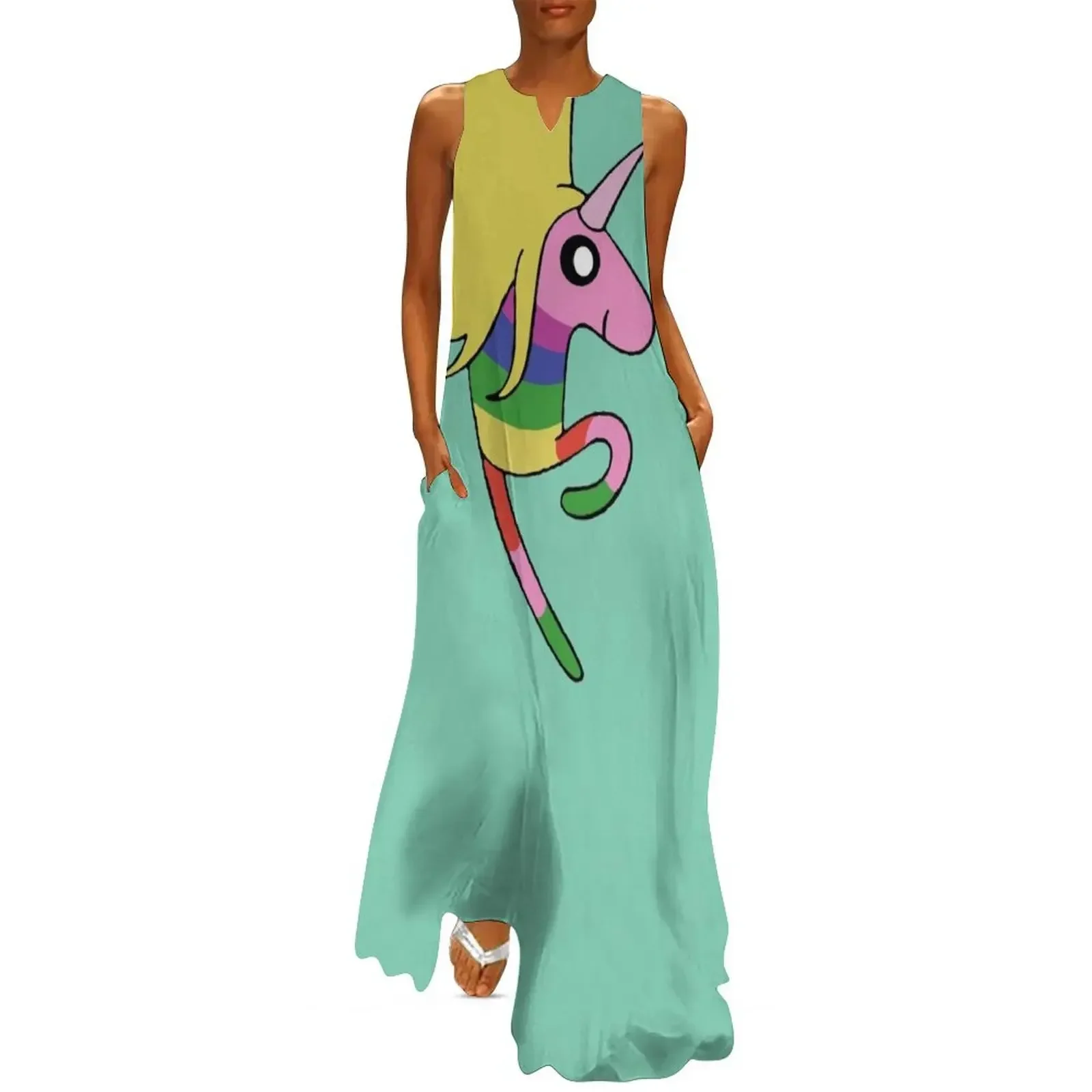 

Lady Rainicorn in Mint Long Dress Women's clothing Bridesmaid dress woman elegant dresses plus sizes Dress