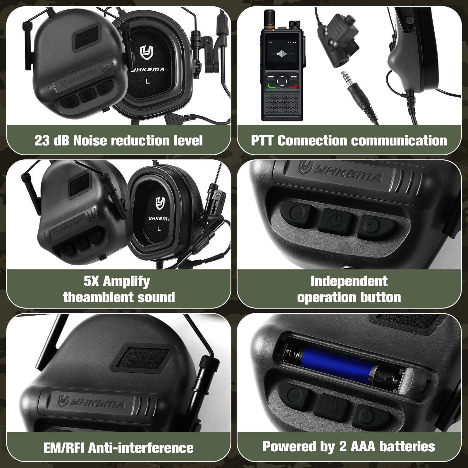 Tactical Headphones Helmet Com - Shooting Ear Muff review and price