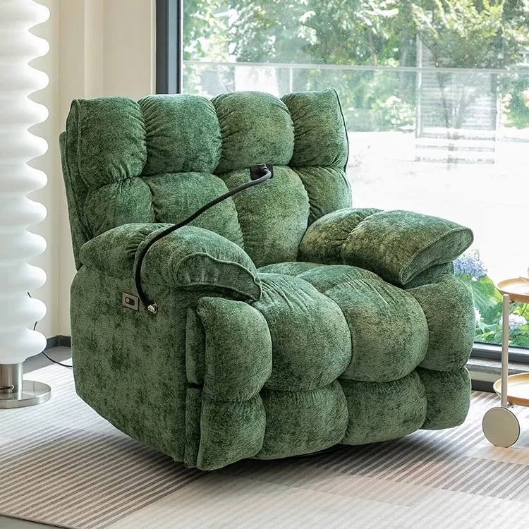 Modern living room bedroom reclining and sleeping rocking chair sofa multi-functional leisure lazy reclining chair