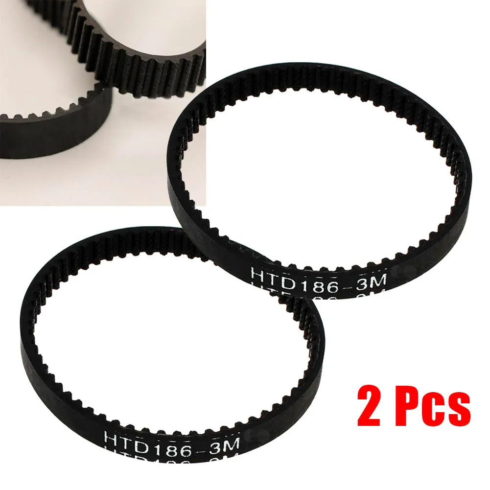 2pc Toothed Belt Drive HTD186-3M For Karcher FC3 FC5 (Premium) Hard Floor Vacuum Cleaner Household Cleaning Rubber Drive Belt