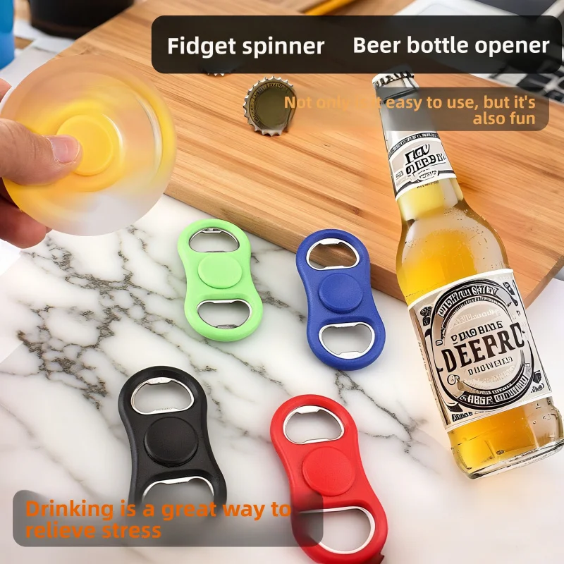 

Creative Bottle Opener Fidget Spinner Beer Opener Beer Opener Bottle Opener Wholesale Dropshipping Cross-Border Kitchen