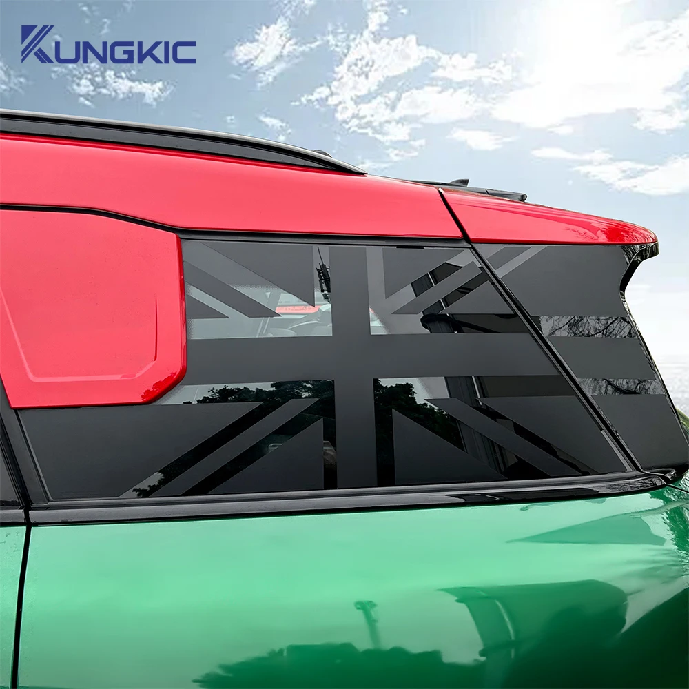 

Для MINI Countryman 2024 2025 U25 украшение автомобиля виниловая наклейка на окно черный цвет наклейка заднее боковое окно Стайлинг