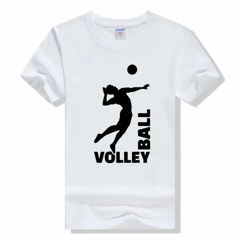 Fashion Print T-Shir Evolution Volleyballer Ball Player Casual Tops Tees Casual Wear Short sleeved Round neckTee t Shirt