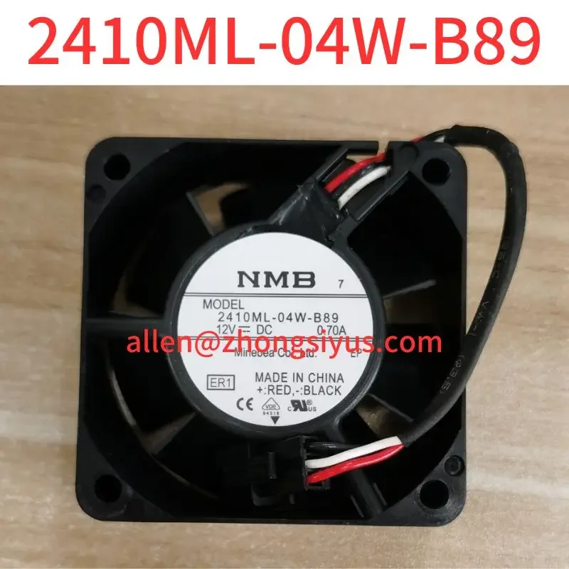 

Brand-new 2410ML-04W-B89 6025/12V Waterproof Fan Brute force cooling fan