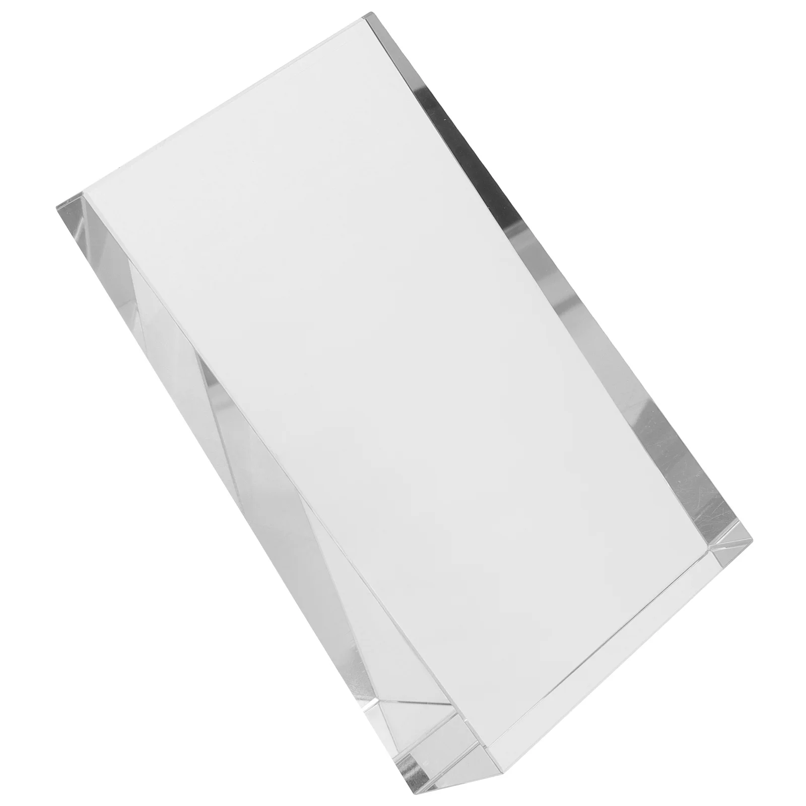 

Crystal Photo Frame Creative Desktop Ornament Handcraft Display for Graduation Travel Party Photos Photo Frame