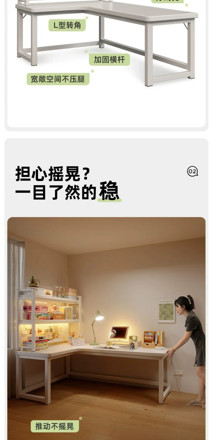 Comò ad angolo Tavolo da trucco Comò ad angolo tipo L