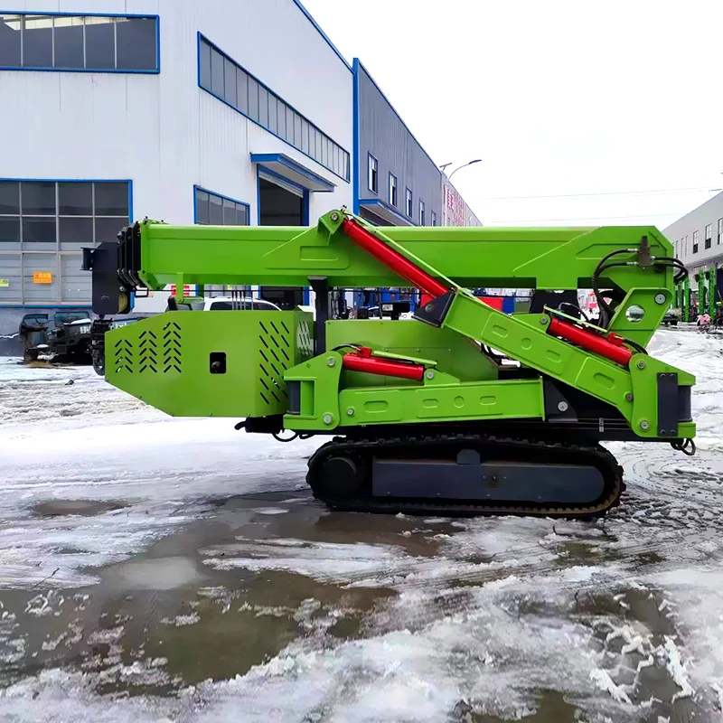 Customized Portable Small Hydraulic Space Crawler Folding Mini Spider Crane Multiple Specification Work Platforms