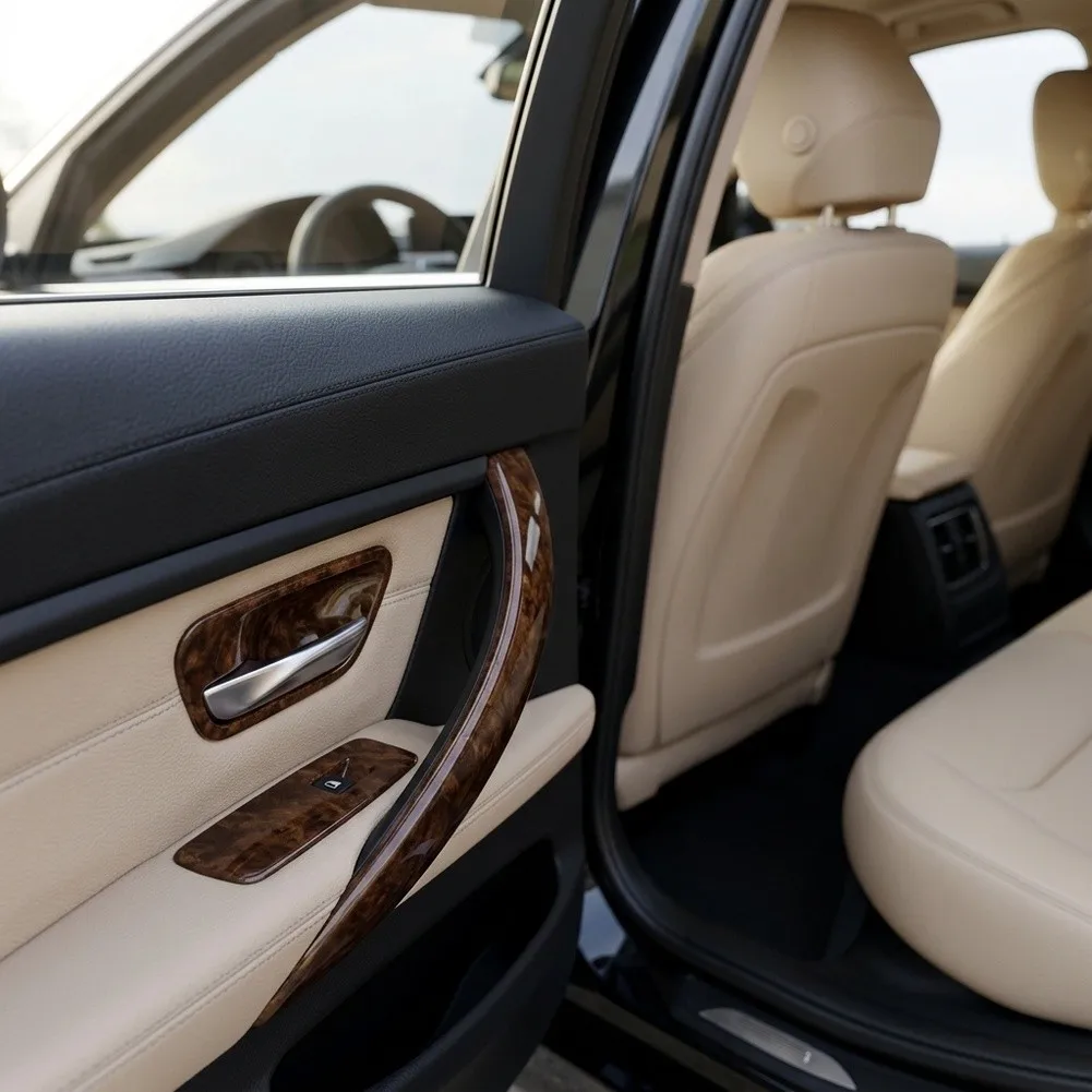 Carbon Fiber Door Covers Car Door Handle Covers Easy Installation Process Hassle-free Replacement For 3 Series
