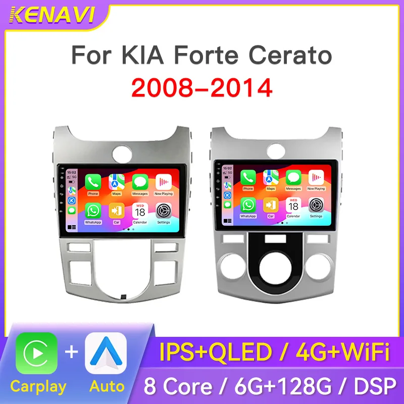 2 Din Android Car Stereo Radio For KIA Forte Cerato 2008-2014 Multimedia Video Player Navigation GPS DSP Carplay Auto Head Unit