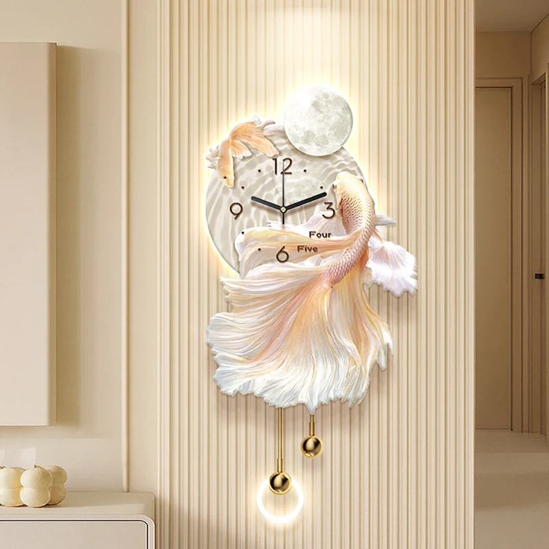 ساعات حائط بتصميم Led لغرفة المعيشة ساعات حائط جمالية حديثة فاخرة موضة رقمية Orologio Da Parete حلي ديكور منزلي #6