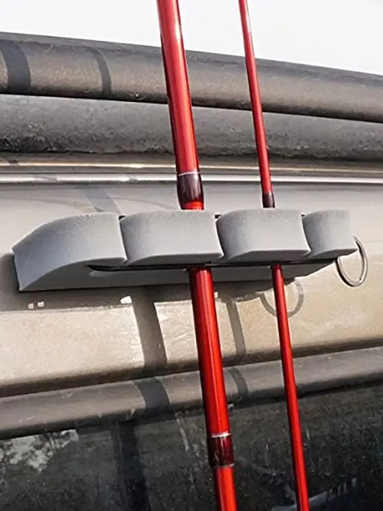 Aventik Magnetischer Angelrutenhalter Kombi-Set, 2 Designs in 1 Set, Starke Magnetkraft, Sichere Stahl-Karosseriehalterung – Detail 1