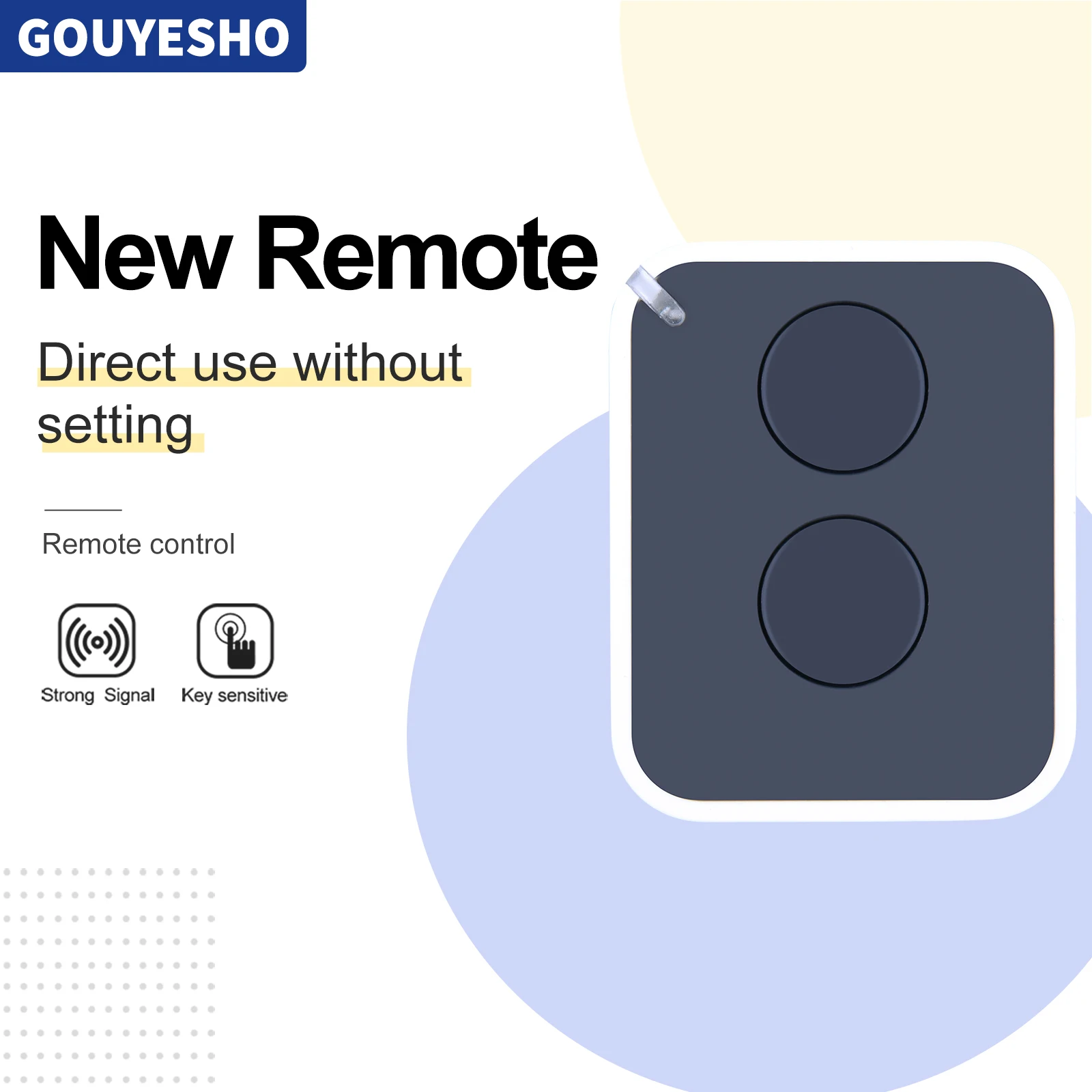 New Remote Control For Nice Era One ON2E/ON4E/ON9E 2-Channel Transmitter