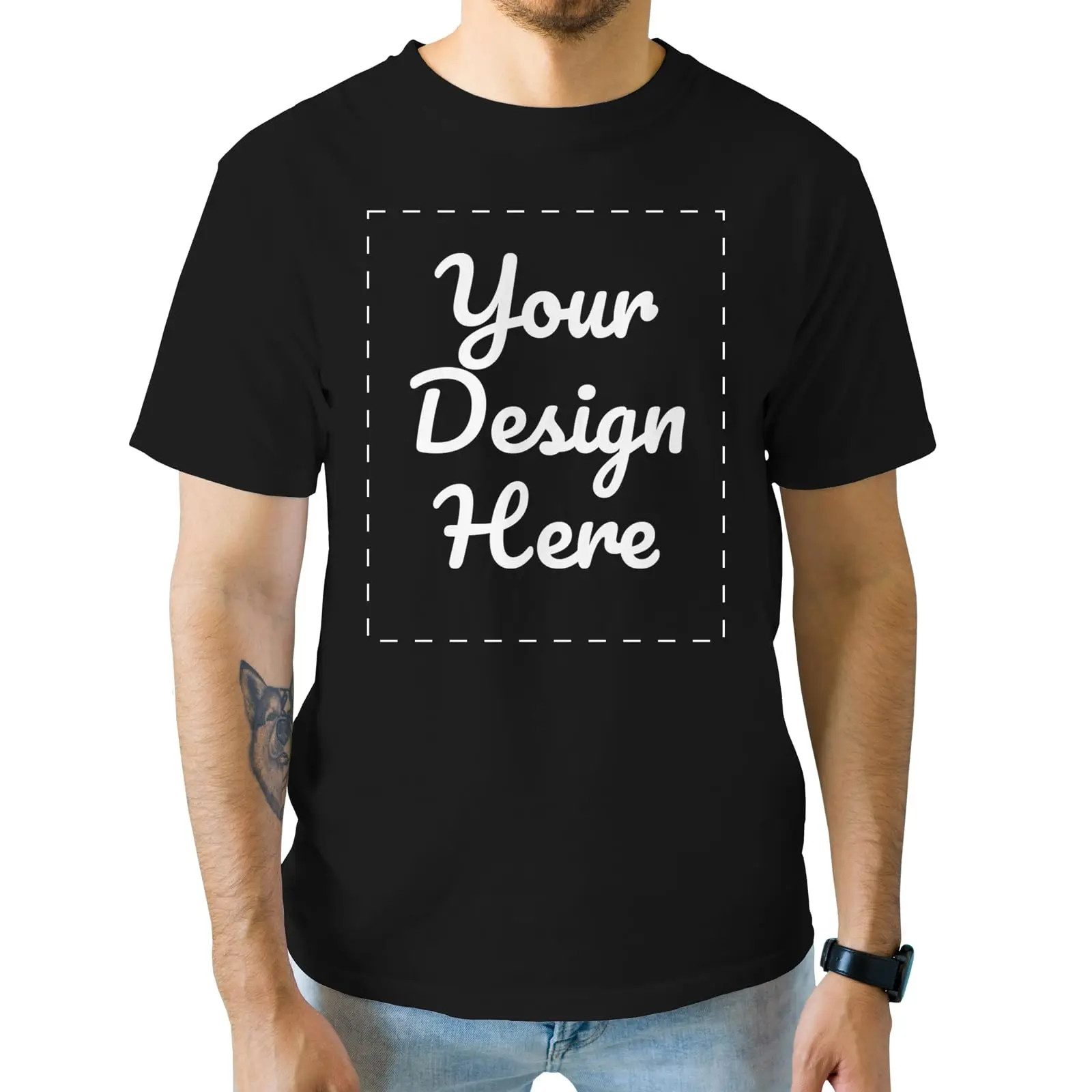 

EU Size Custom T Shirt women men Front Back Add Your Own Design Print The Text Picture Women High Quality 100% Cotton T-shirt