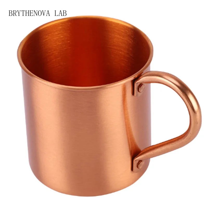 Sports Products Straight Cup Handle Cup Cocktail Pure Copper Mug