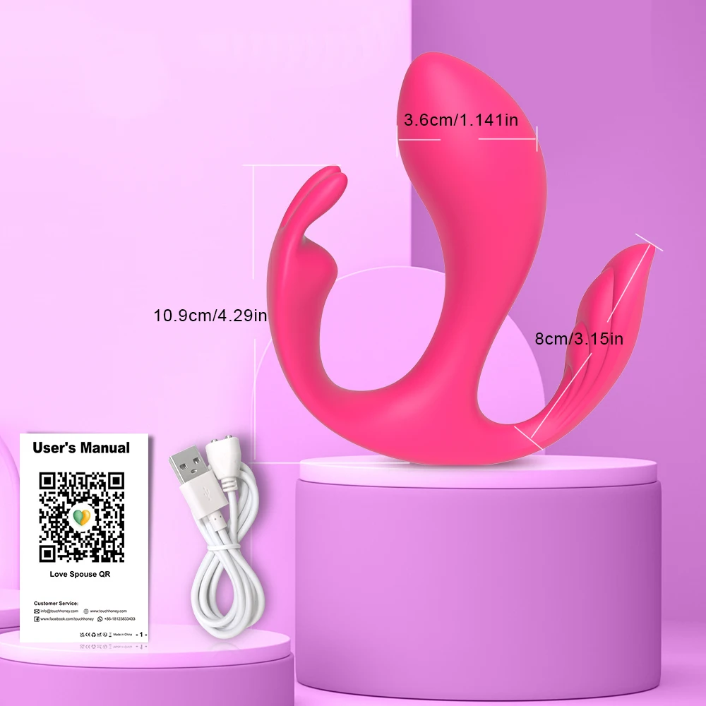 3 in 1 Bluetooth APP Control Vibrator for Women Clitoris Stimulator G Spot Dildo Anal Plug Sex Toy Female Couple Adult Goods