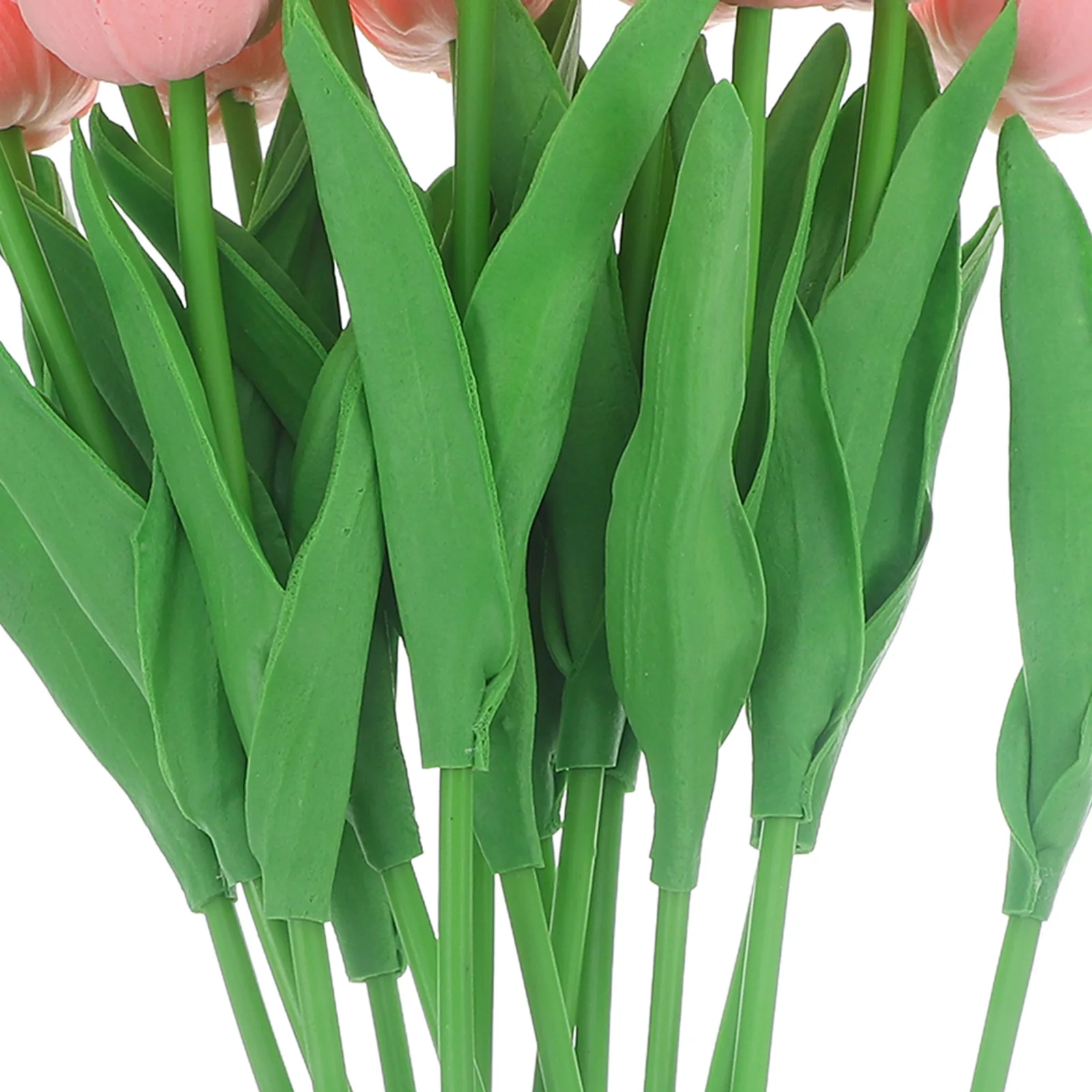

15Pcs Real Touch Artificial Tulips Faux Flower Bouquet for Living Room Decoration Props Artificial Tulips Fake Flower Adorn