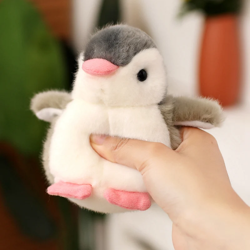 Brinquedo de pelúcia pinguim fofo para crianças Peluches macios, bicho de pelúcia, pingente antártico, adorável, decoração do quarto, presente para bebê, menina