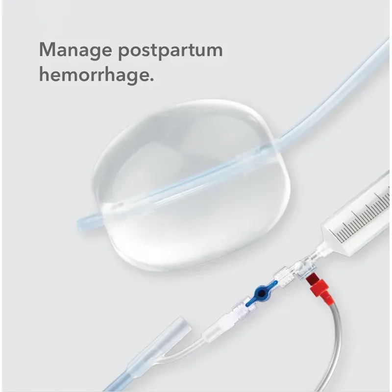 Disposable Medical Consumables Obstetrics Bakri Postpartum Hemorrhage (PPH) Uterine Tamponade Balloon Catheter Silicone