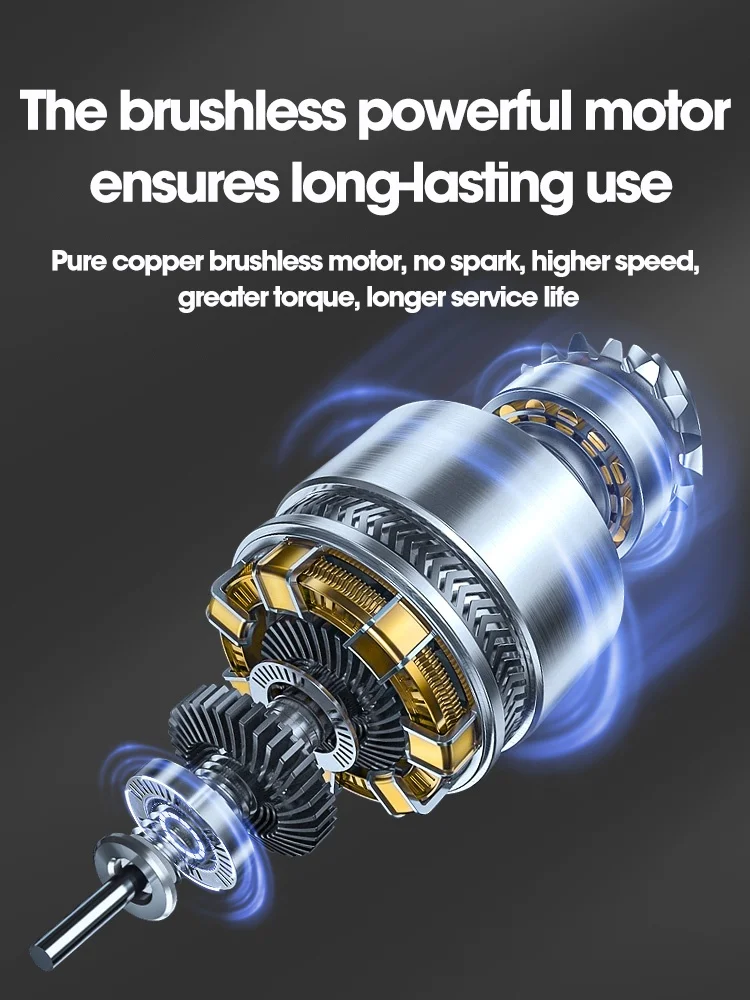 Self-locking Electric Rivet Nut Gun with Insert Thread Pull-out Riveting Mechanism, Suitable for Aluminum and Iron Nuts.