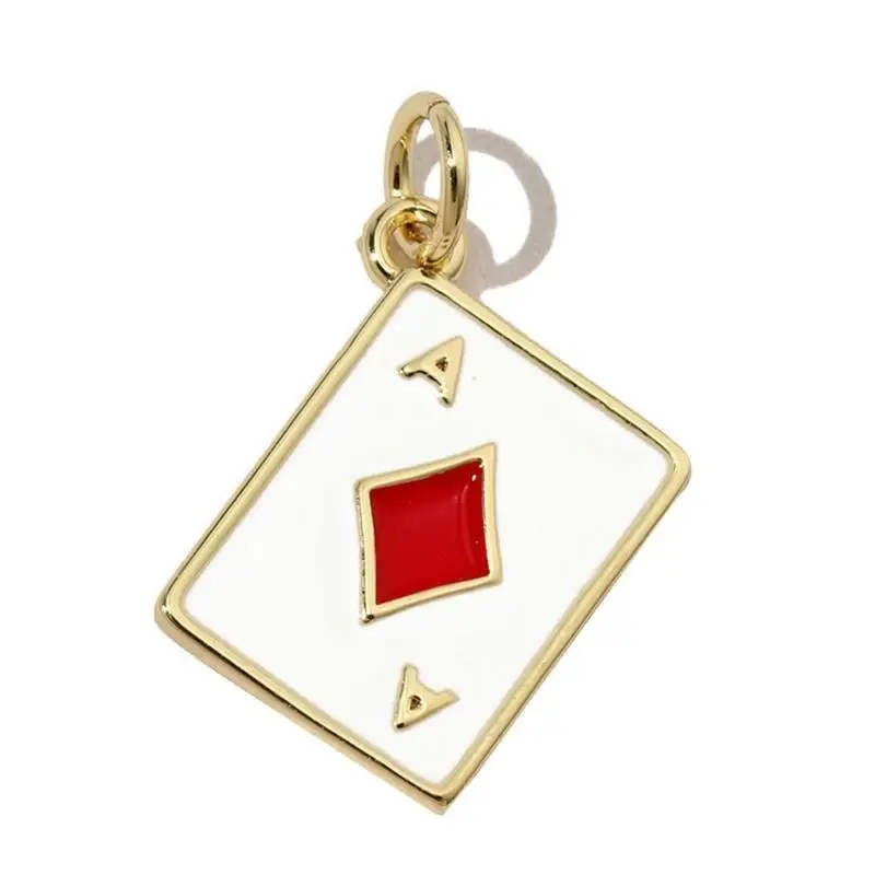 9HJK 3PCS HEART/Horseshoe/DICES PENDANTANTS لصياغة قلادة المجوهرات وأقراط سحر الملحقات العصرية