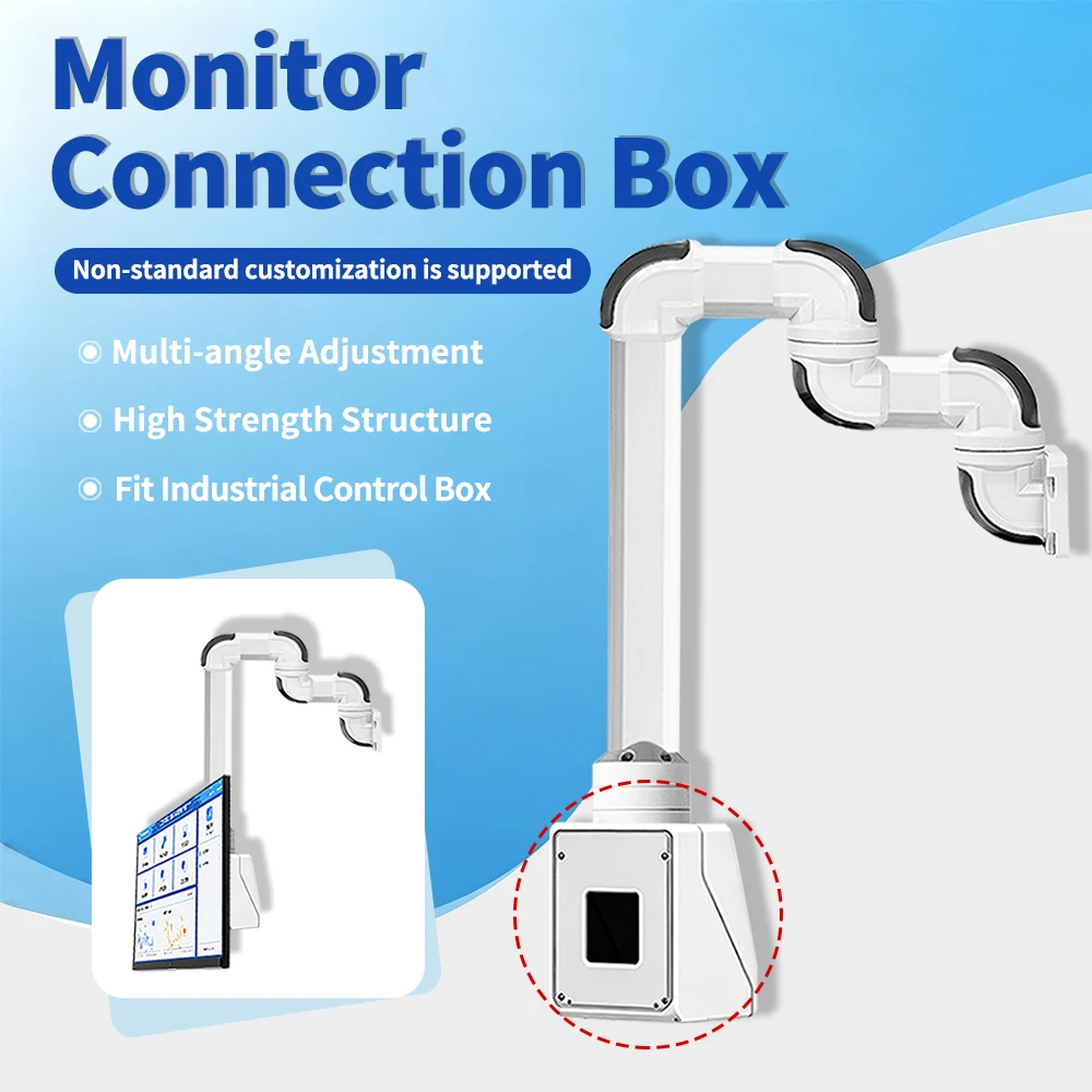 Industrial display bracket with aluminum alloy shell, rotatable from 0 to 320 degrees