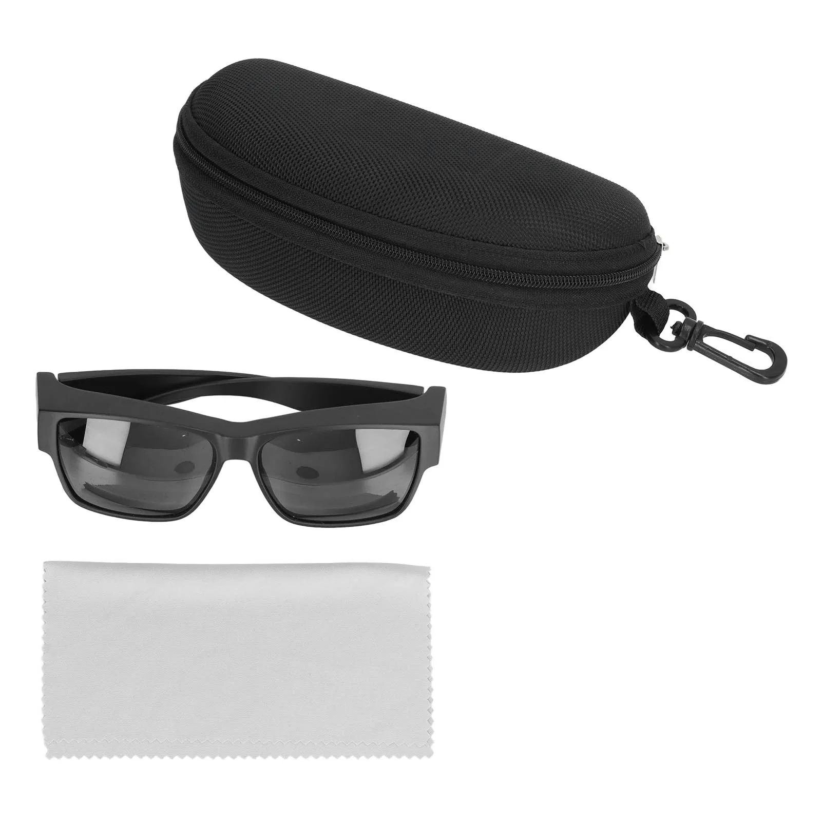 ZK30 Oversized Sunglasses Fit Over Glasses PC Non Slip UV Protection Sun Glasses Black safety glasses eye shields for laser