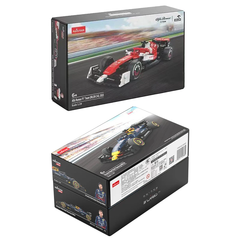 IN STOCK 92300 92500 1:24 Speed Champions Formula Racing C42 RB19 Building Blocks Bricks Model Assembling Toys for Boys Gift Set