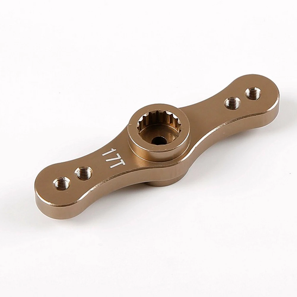 CNC Metal Double Side With 15T 17T Servo Arm For 1/5 Scale HPI Rovan Baja 5B 5T 5SC Symmetry Steering System