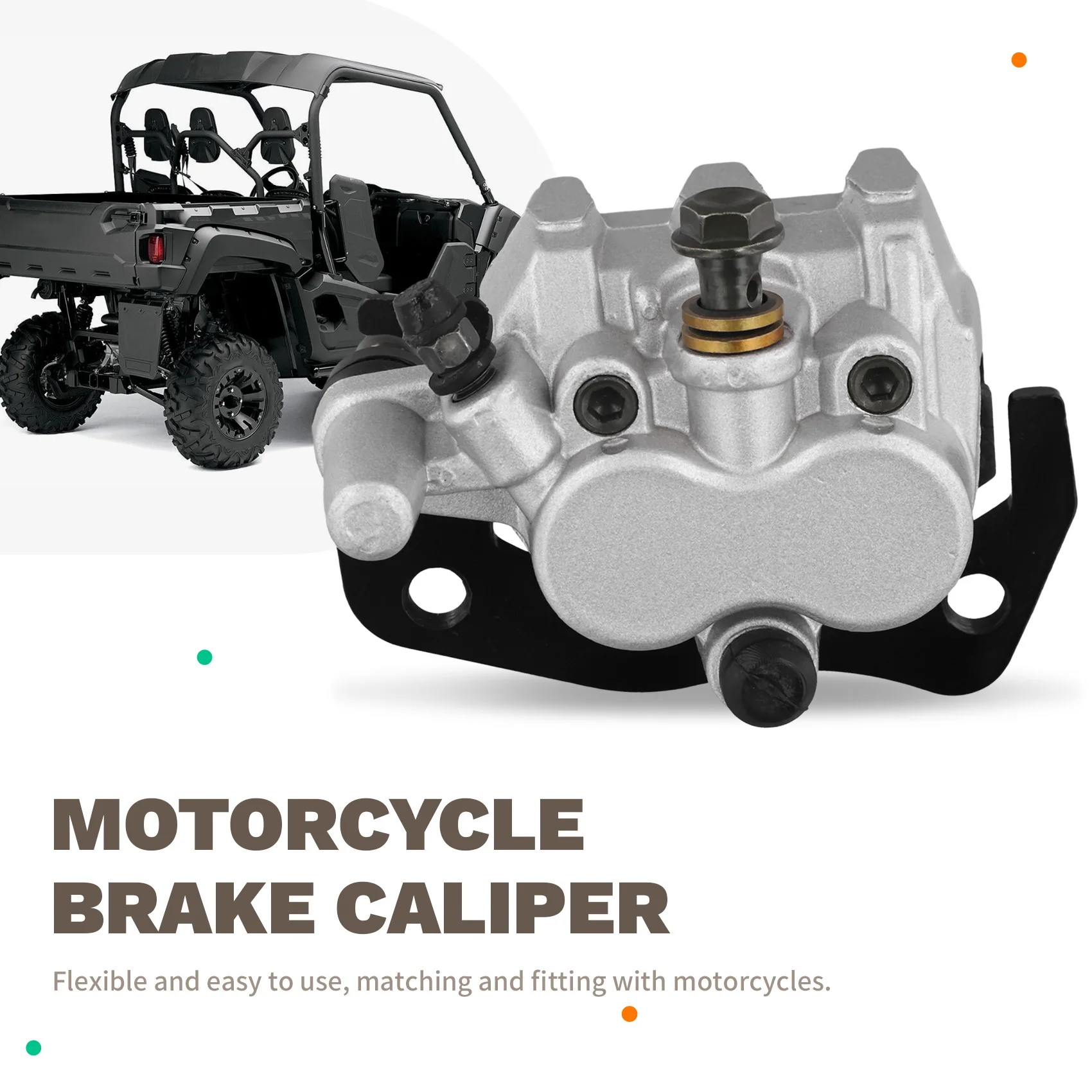 

For Motorcycle Brake Caliper 1XD-2580W-00-00 1XD-2580T-00-00 For Viking 700 Wolverine X2 X4 700 850 2014-2022