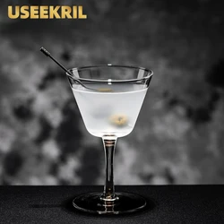 Creative Wide Mouth Martini Glasses Cup Japanese Style Cocktail Glass Cups Glass Goblet Special Cup Martini Cups Kitchen Tools