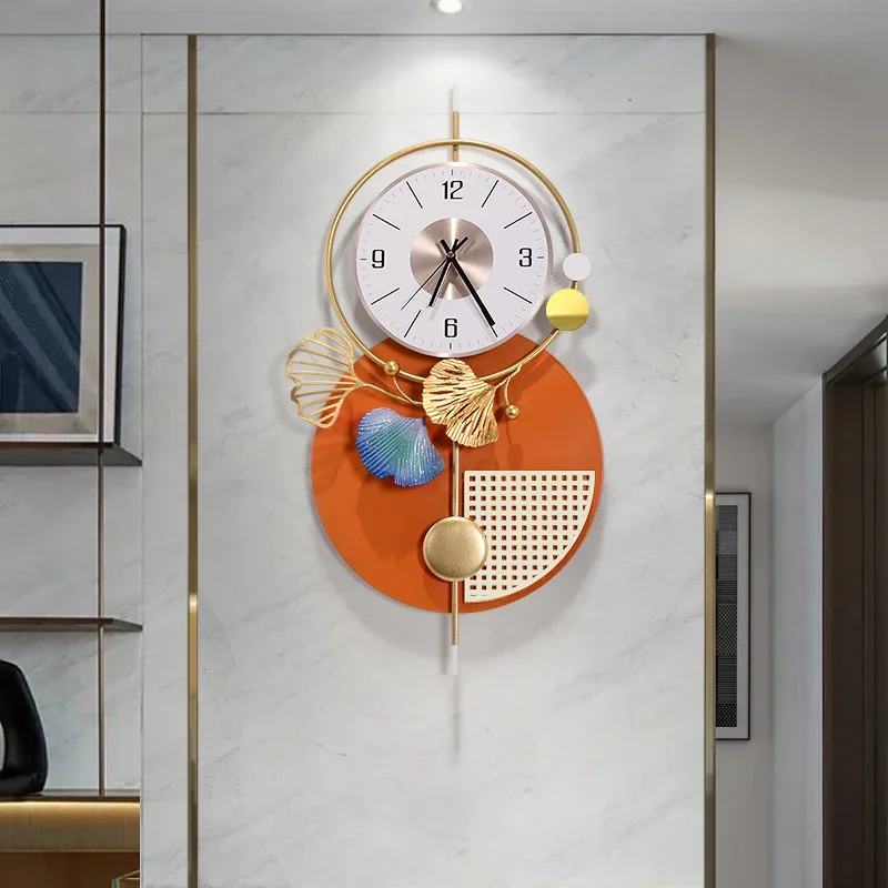 Oversized Minimalist Wall Clock Needles Roundluxury Silent Large 3d Wall Clock Modern Dining Room Reloj Pared Decoration Home