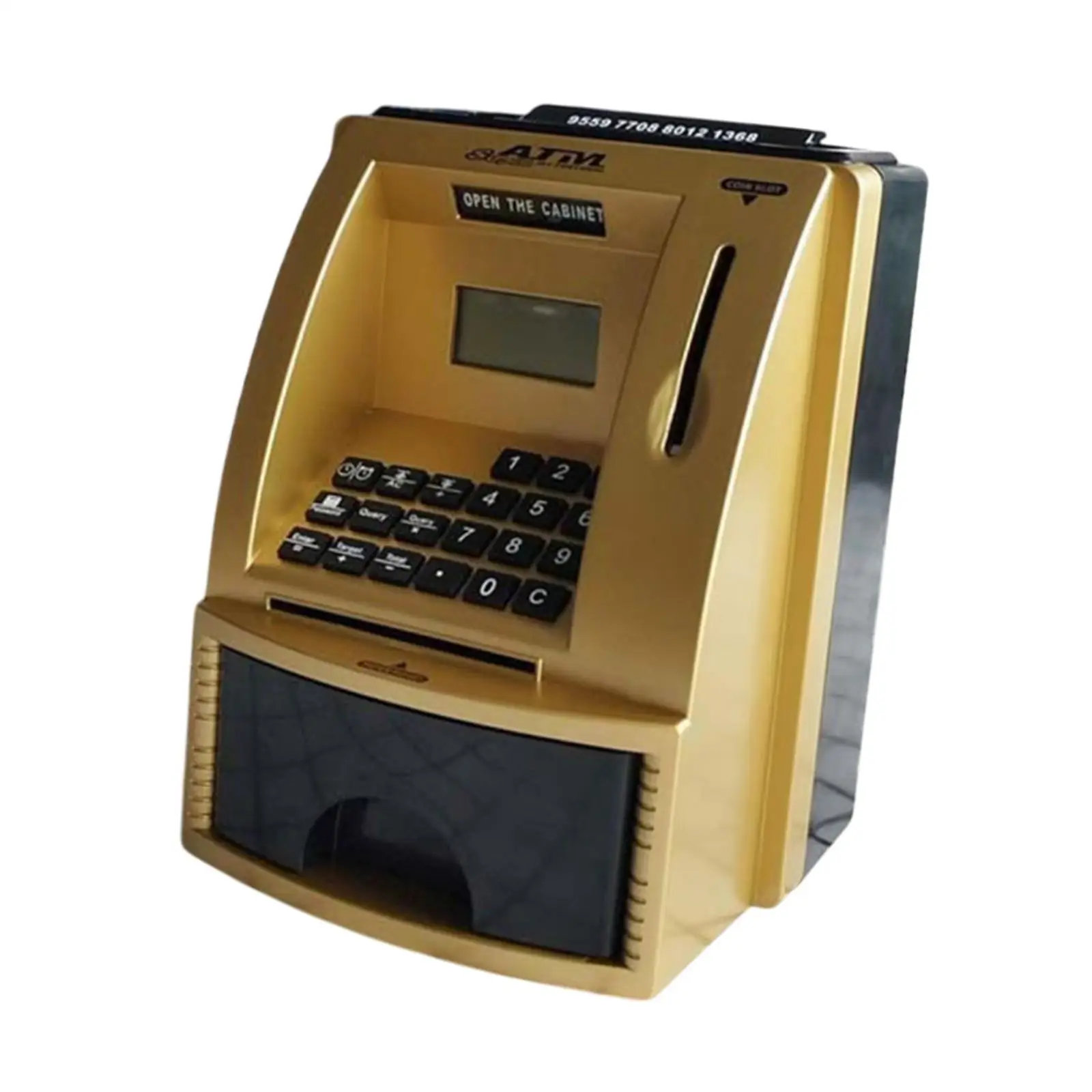 ミニatm貯金箱-パスワード付き-音声プロンプト残高計算機-電子マネーバンク-教育玩具-対象年齢3歳以上-ギフト