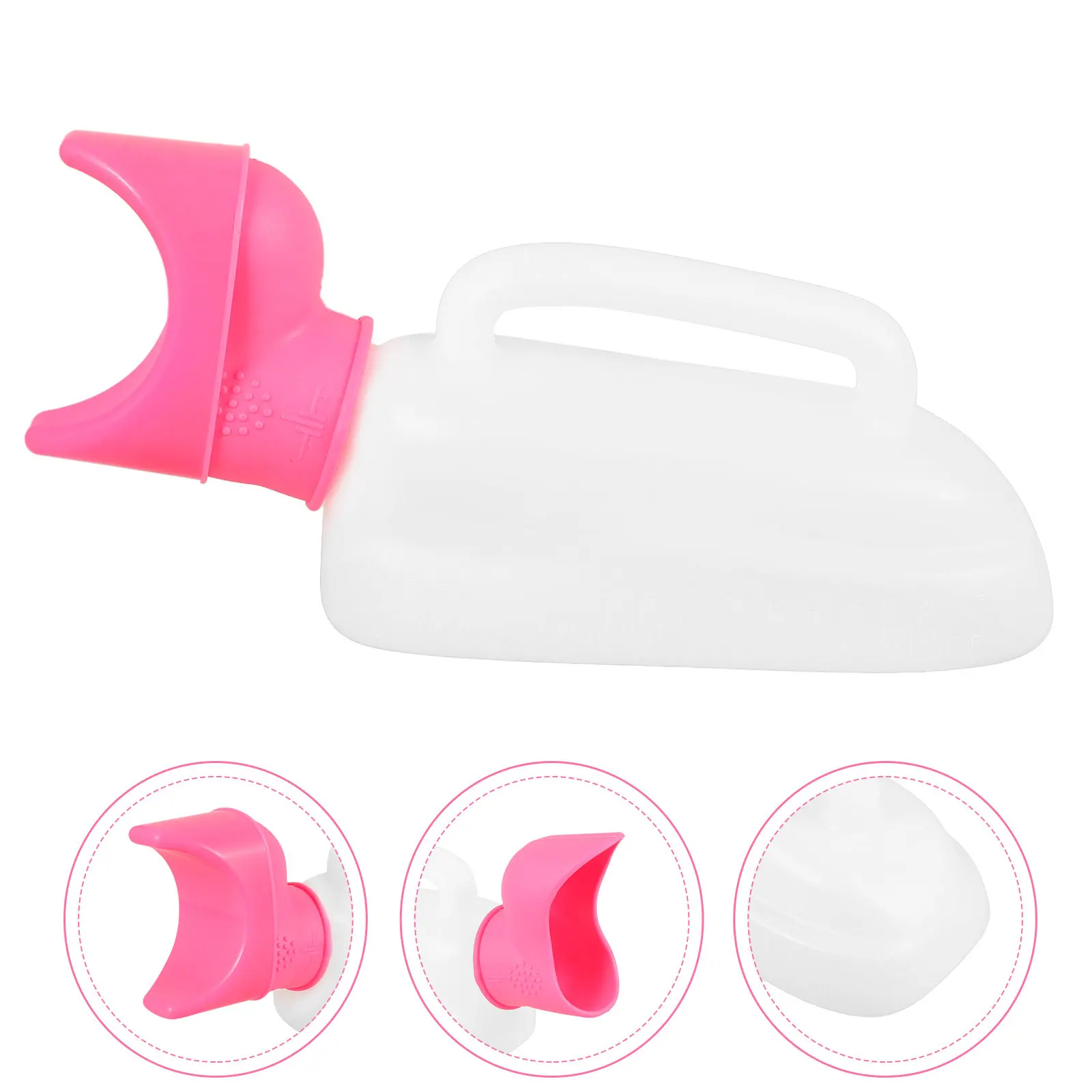 Reusable Female Urinal Portable Plastic Urine Container for Travel Outdoor Camping Beach Daily Use Elderly Women Lightweight