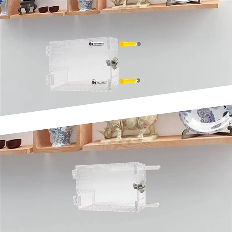 AC23-صندوق قفل ترموستات عالمي مع غطاء ترموستات مفتاح للترموستات على الحائط يناسب منظمات الحرارة 7X4.5 بوصة أو أصغر